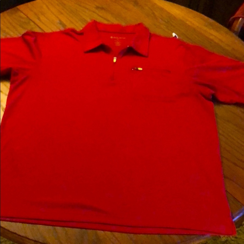 Men’s Red Polo Shirts Redington Size XL